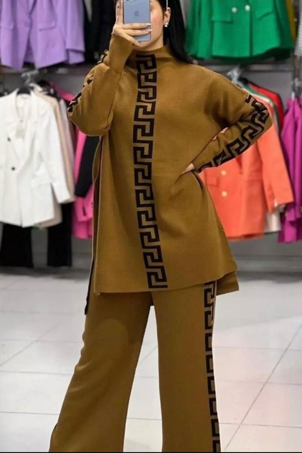 WINTER PRINTED 2 PC OUTFIT