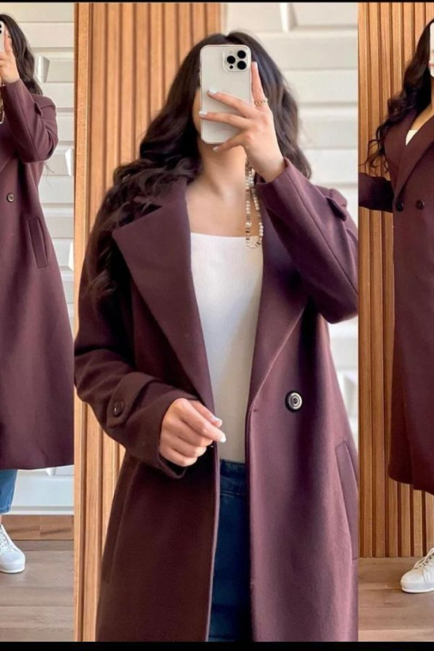 WOMEN'S DOUBLE FLEECE COAT