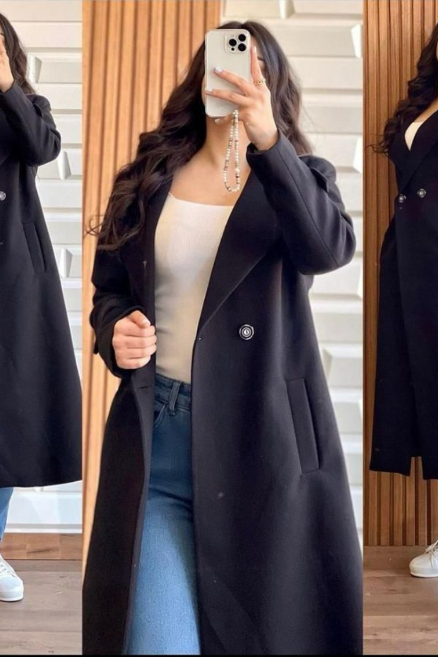 WOMEN'S DOUBLE FLEECE COAT