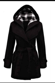 HOODED TRENCH COAT