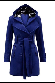 HOODED TRENCH COAT