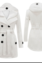 HOODED TRENCH COAT