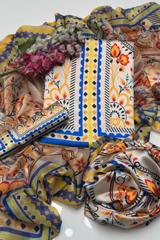 DIGITAL PRINTED SILK 3PC