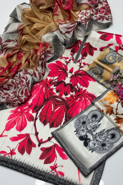 DIGITAL PRINTED SILK 3PC