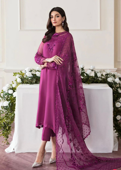 BAROQUE CHIFFON DRESS