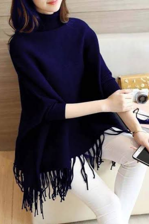 WINTER FLEECE PONCHO