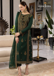 ASIM JOFA CHIFFON DRESS