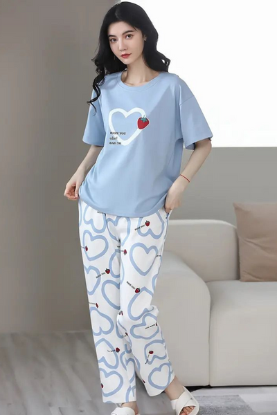 PRINTED NIGHT SUIT