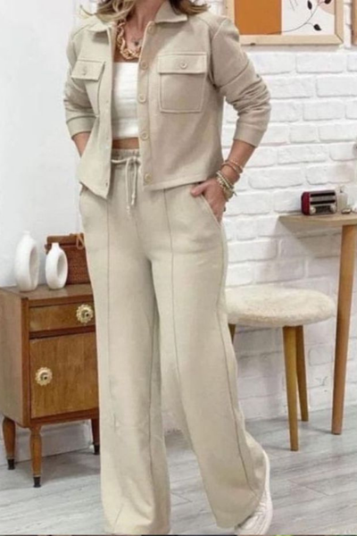 3 PC BUTTON STYLE OUTFIT