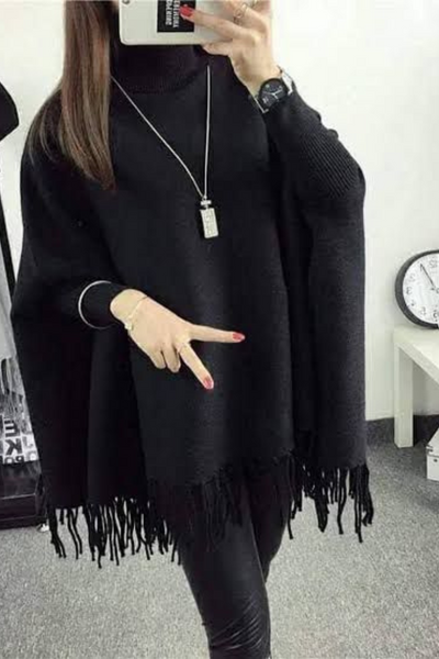 WINTER FLEECE PONCHO