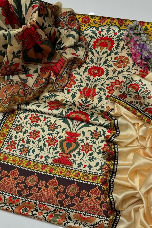 DIGITAL PRINTED SILK 3PC