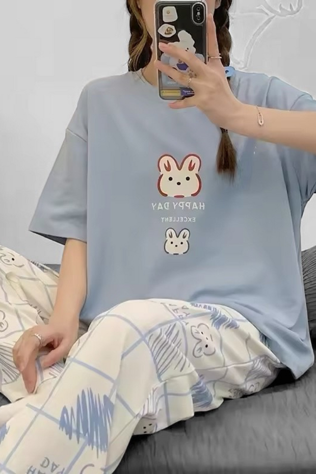 PRINTED NIGHT SUIT