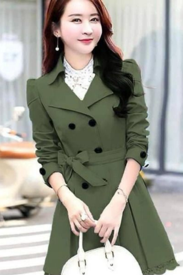 WOMEN'S LACE TRENCH COAT
