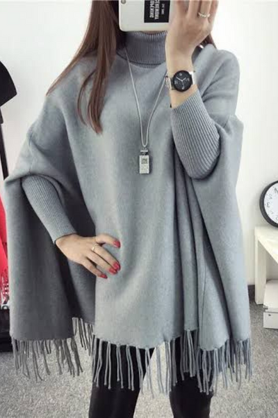 WINTER FLEECE PONCHO