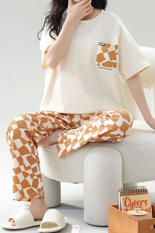 PRINTED NIGHT SUIT