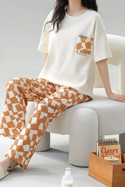 PRINTED NIGHT SUIT