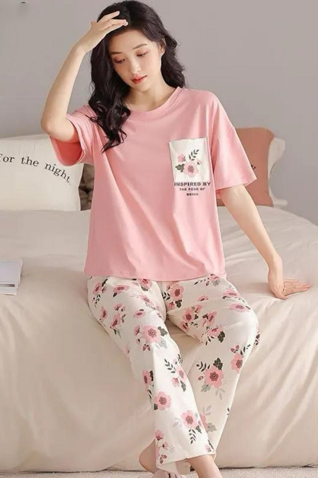 PRINTED NIGHT SUIT