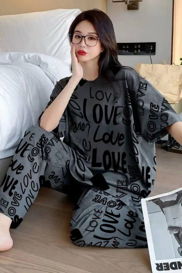 PRINTED NIGHT SUIT