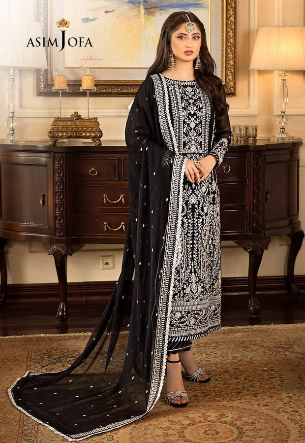 ASIM JOFA CHIFFON DRESS