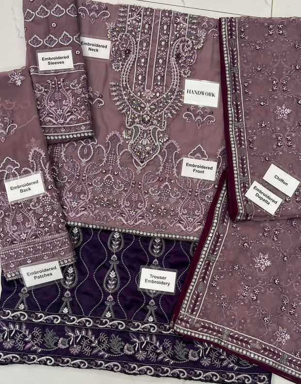 ASIM JOFA CHIFFON DRESS