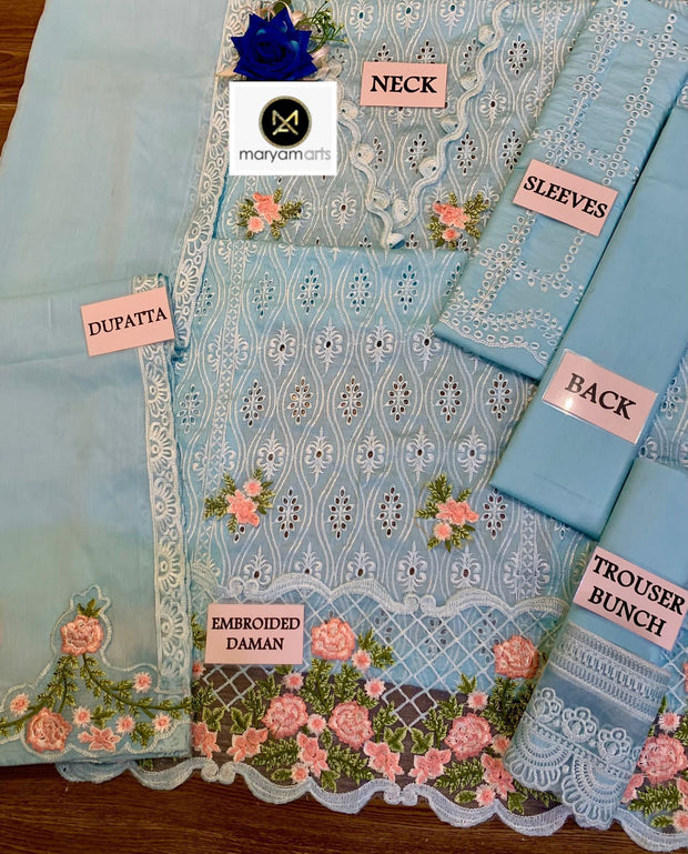 ZARQASH CHICKANKARI  DRESS