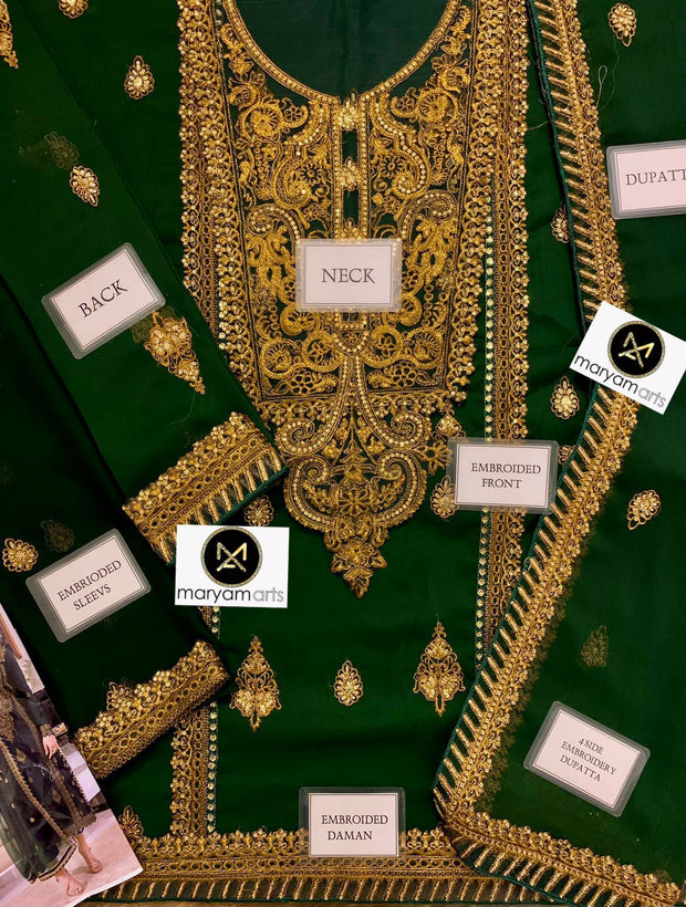 ASIM JOFA CHIFFON DRESS