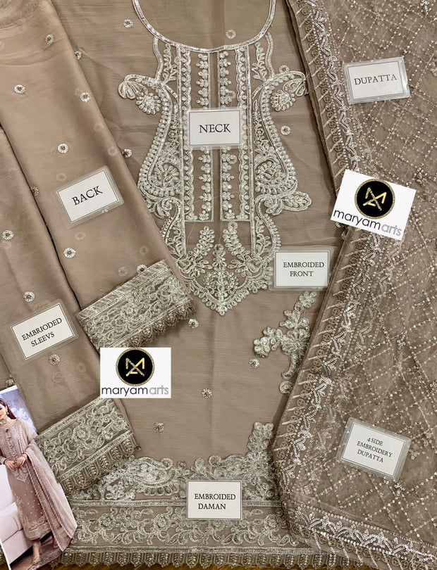 ASIM JOFA CHIFFON DRESS