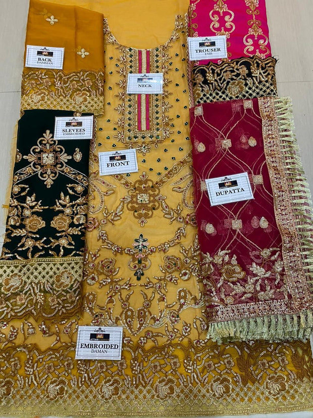 EMAAN ADEEL CHIFFON DRESS