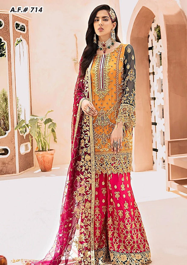 EMAAN ADEEL CHIFFON DRESS