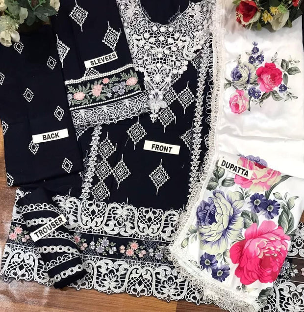 AFROZEH CHICKANKARI COTTON